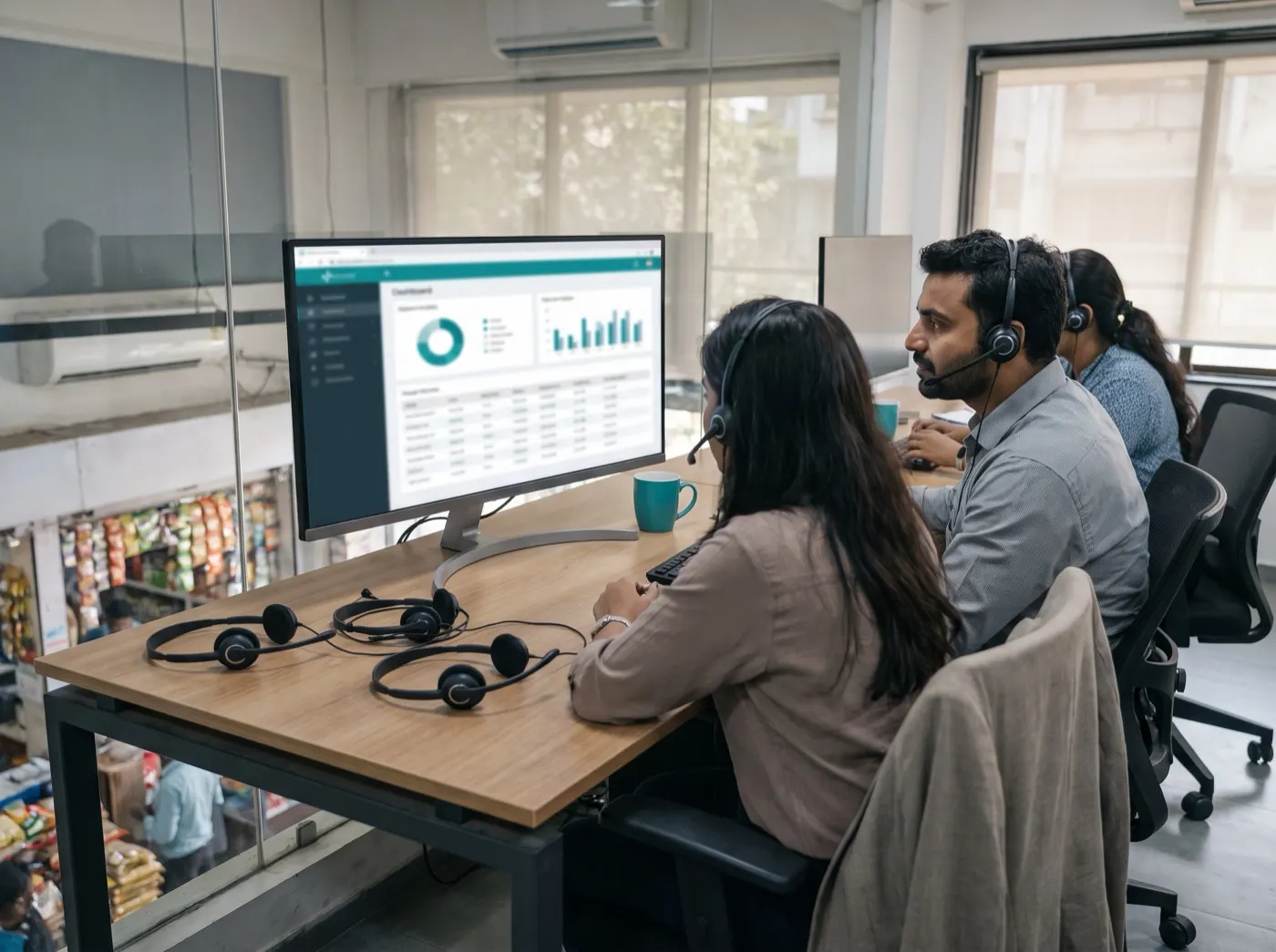 AI Calling: The team at the AI Calling desk
