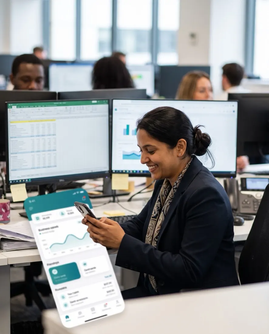 AutoRecon: On the phone, where the work happens