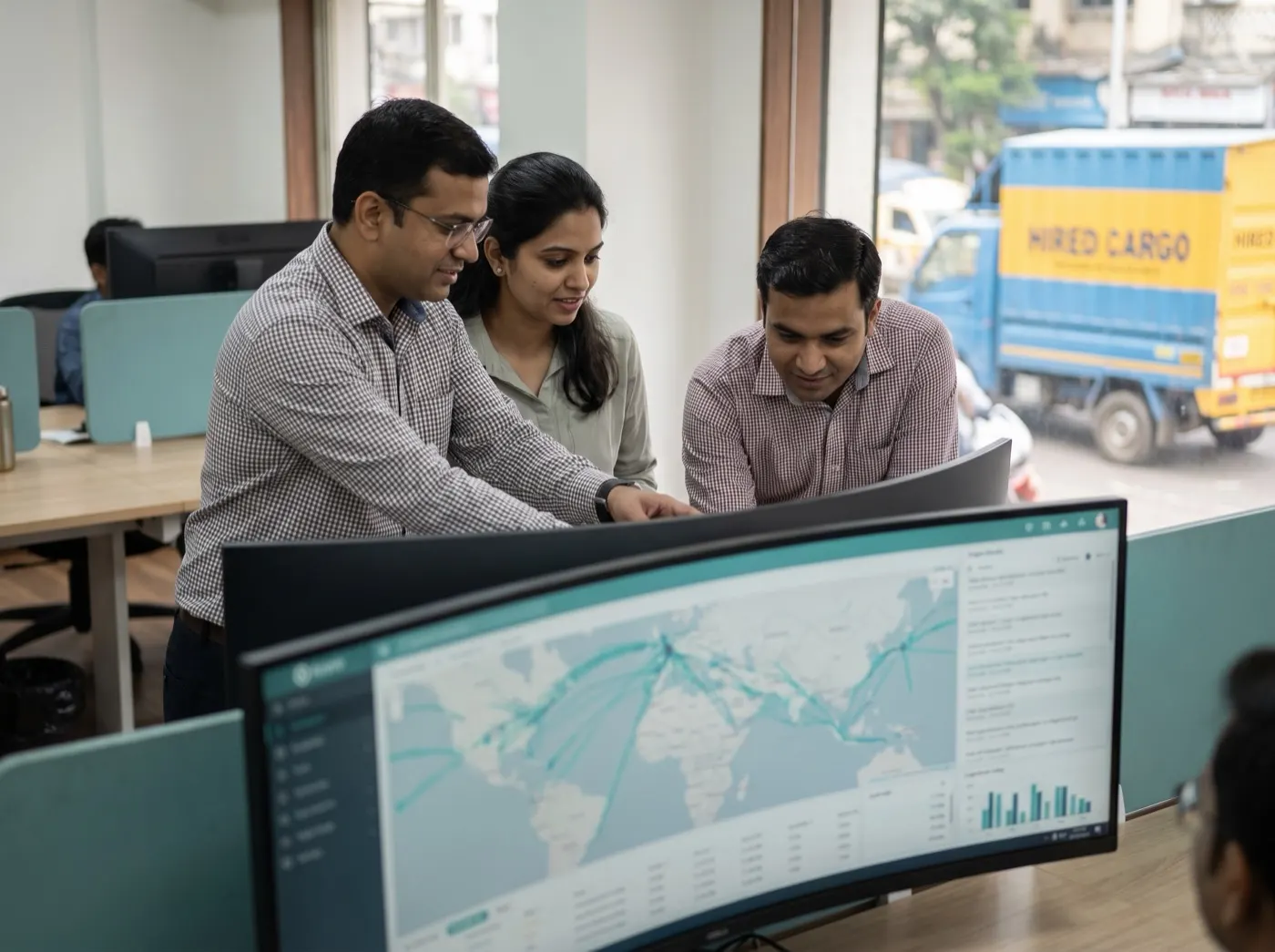 Portable GPS Tracker: The team at the Portable GPS Tracker desk