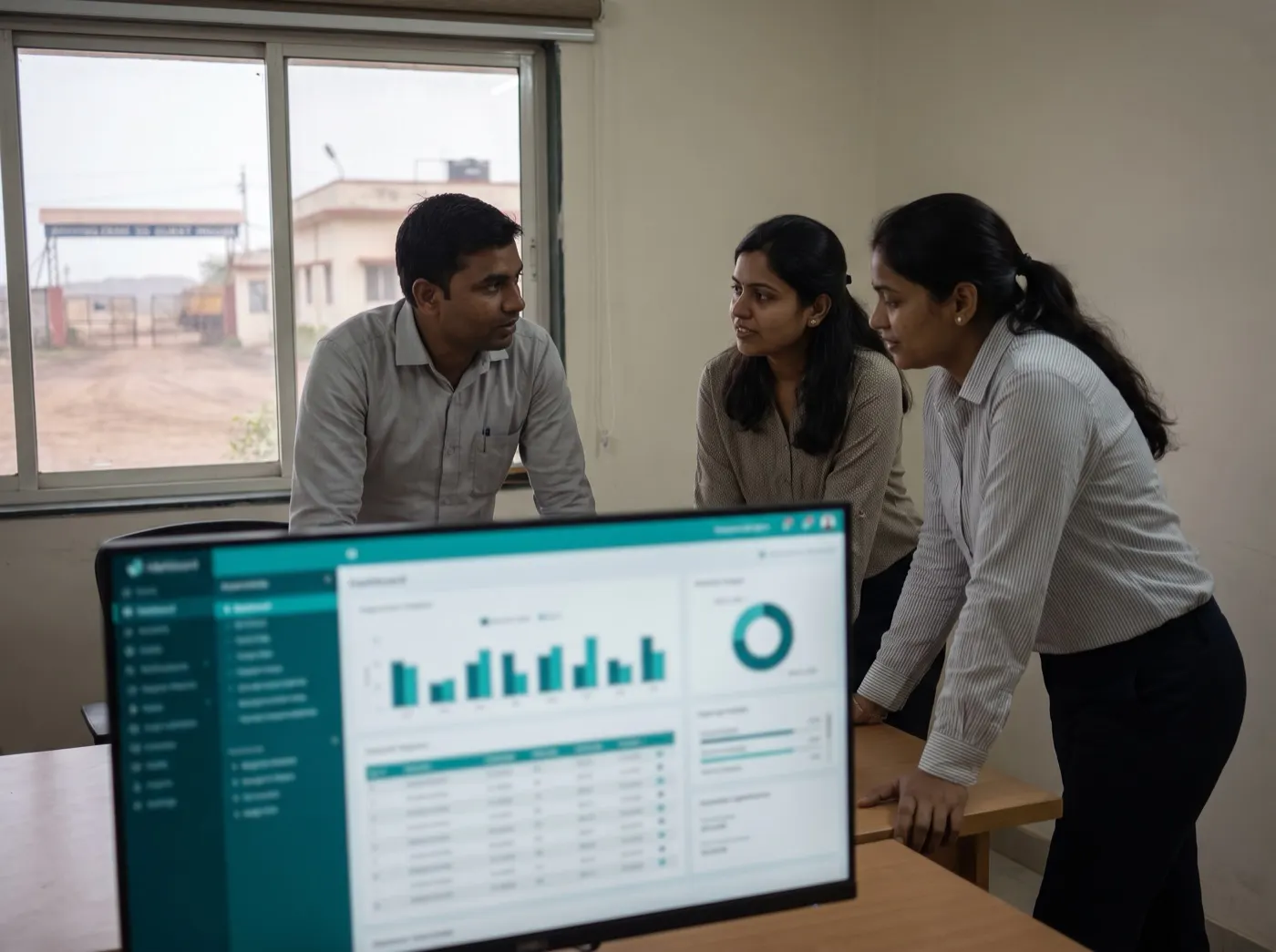 Sampark: The team at the Sampark desk