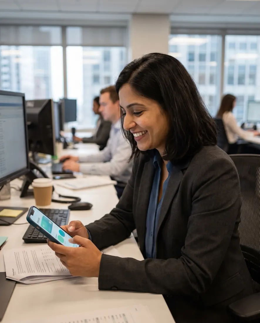 Terminal X: On the phone, where the work happens